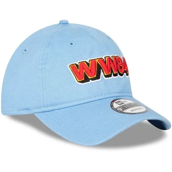 Wonder Woman 1984‎ Unissex Cap Hat New Era 9TWENTY Adjustable One Size Blue New - Picture 3 of 4